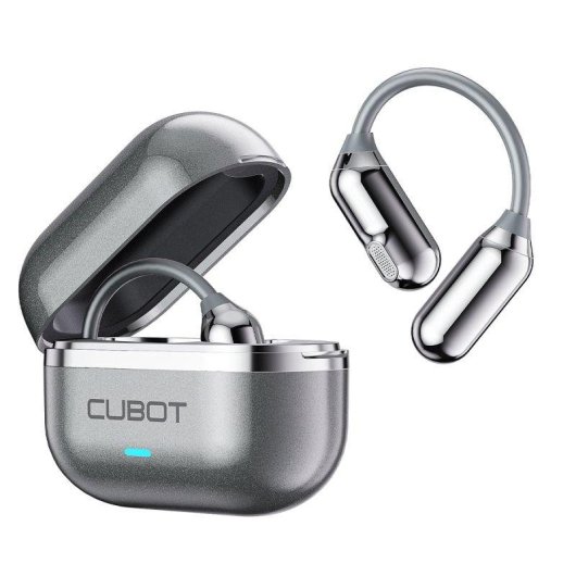Auriculares Cubot Vibe R5 inalámbricos Bluetooth 6.0 OWS deportivos gris