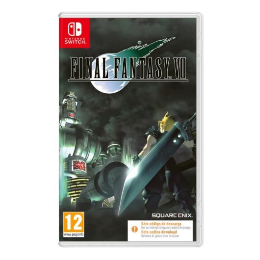 Square Enix Final Fantasy VII, Nintendo Switch, Código en una caja