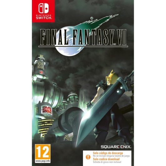 Square Enix Final Fantasy VII, Nintendo Switch, Código en una caja