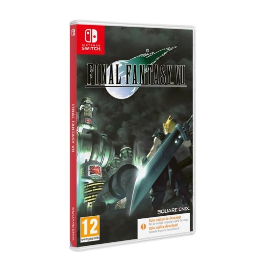 Square Enix Final Fantasy VII, Nintendo Switch, Código en una caja