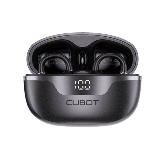 Auriculares Cubot Neo 1a inalámbricos Bluetooth 6.0 ultraligeros con IPX5 negro