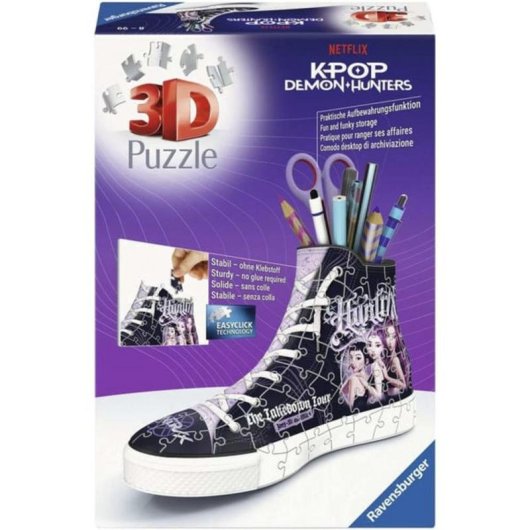 Puzzle 3D Ravensburger Sneaker K-Pop Demon Hunters 108 Pezzi