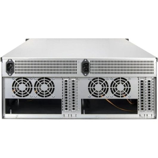 Server Inter-Tech 4U-465M2 Dual Mini-ITX 6 Bays 4U Rack Schwarz