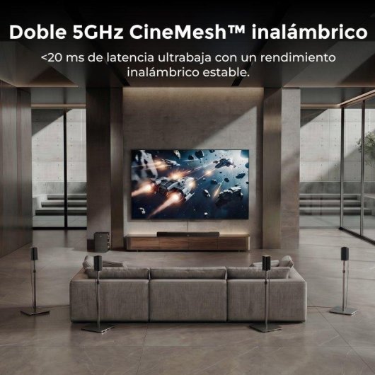 Barra de Sonido Ultimea Skywave X100 9.1.6 1500W HDMI eARC Bluetooth THX