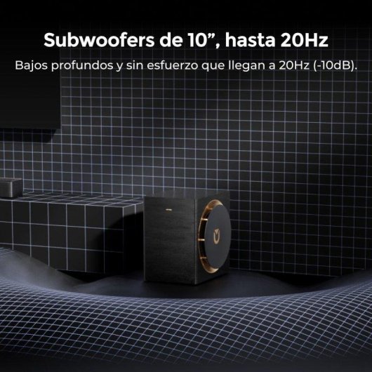 Barra de Sonido Ultimea Skywave X100 9.1.6 1500W HDMI eARC Bluetooth THX