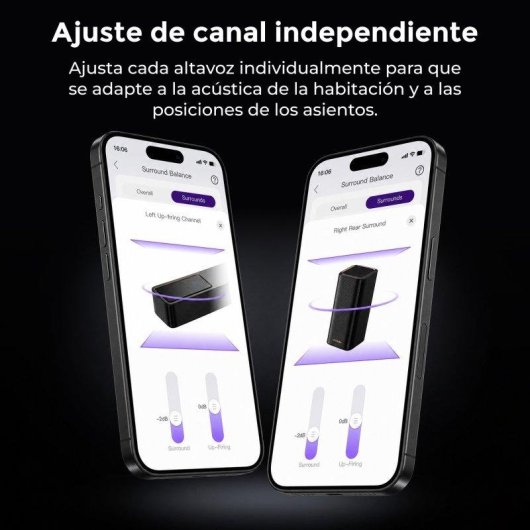 Barra de Sonido Ultimea Skywave X100 9.1.6 1500W HDMI eARC Bluetooth THX