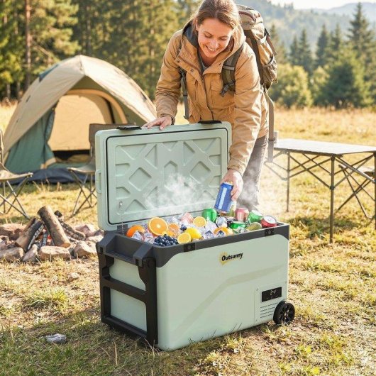 Aosom Frigorifero Portatile 42.5L Compressore Inverter Bluetooth -20°C a 20°C