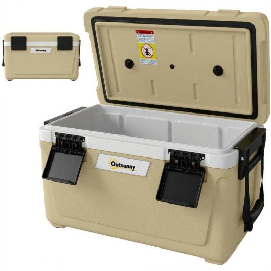Box Frigo Portatile Aosom 42,6 L con maniglia