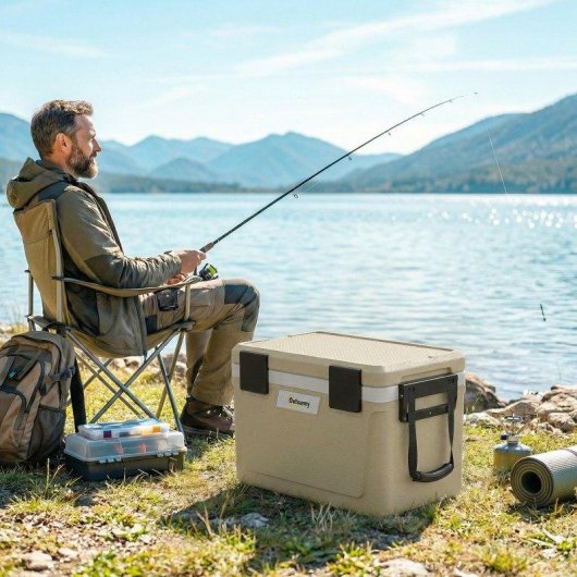Box Frigo Portatile Aosom 42,6 L con maniglia