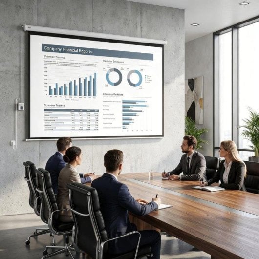 Aosom Telo Proiettore Motorizzato 84" Formato 4:3 con Telecomando