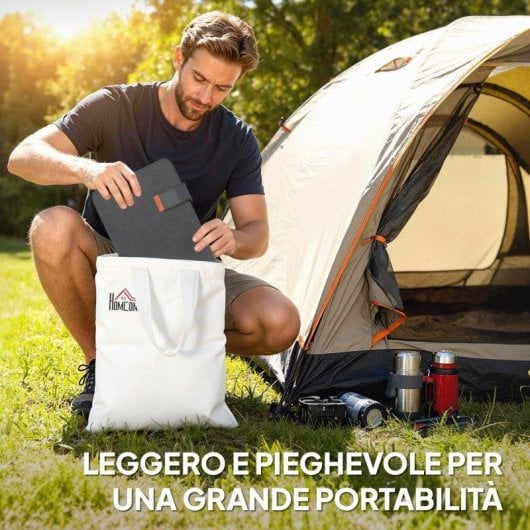 Pannello Solare Aosom 36W – 1 porta USB-C – Pieghevole – Resistenza IP67