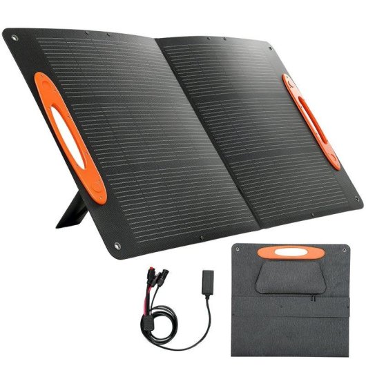 Pannello Solare Aosom 100W – 2 porte USB-A e USB-C – Pieghevole – IP67