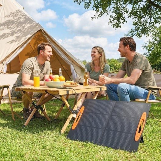 Pannello Solare Aosom 100W – 2 porte USB-A e USB-C – Pieghevole – IP67