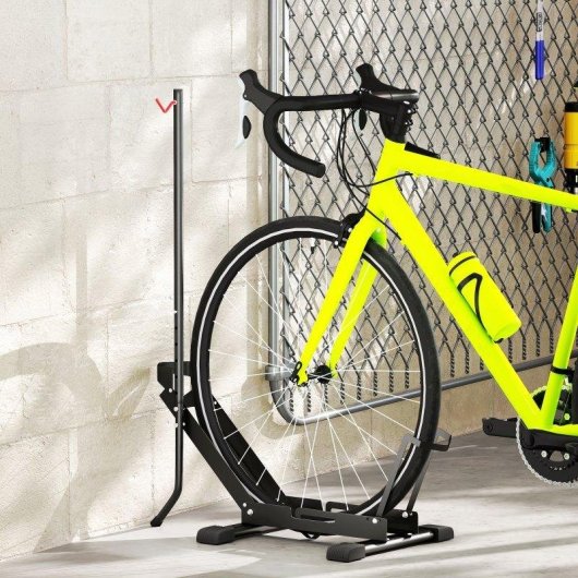 Supporto bici regolabile Aosom 75x41x71-81 cm nero