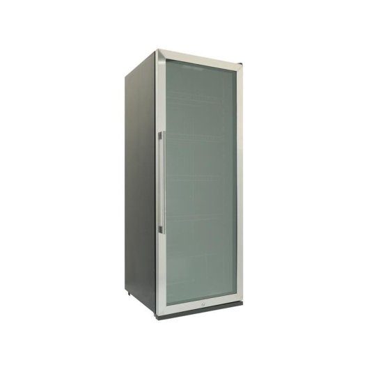 Refrigerador Severin FKS 8841 para bebidas 241L puerta cristal LED negro