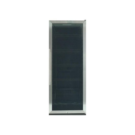 Refrigerador Severin FKS 8841 para bebidas 241L puerta cristal LED negro