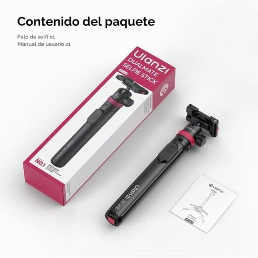 Supporto selfie treppiede e montaggio 3 in 1 Ulanzi MT-44 B Bluetooth