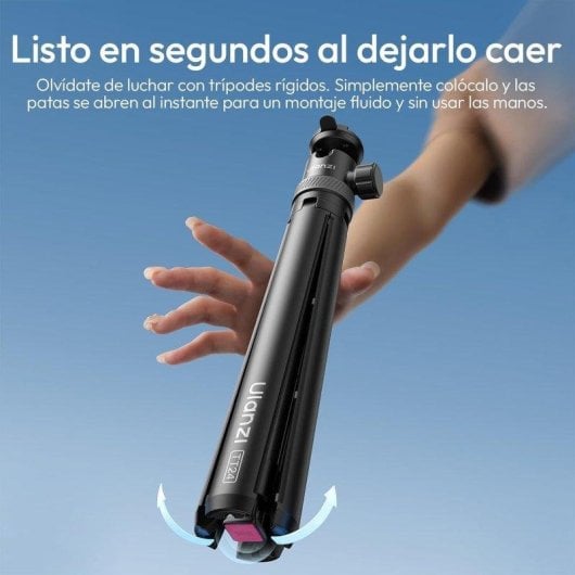 Trípode Selfie Ulanzi TT24 2 en 1 con Apertura Automática y Sistema CKA