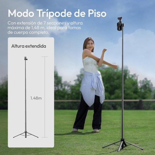 Trípode Selfie Ulanzi TT24 2 en 1 con Apertura Automática y Sistema CKA