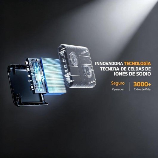 Arrancador de coche AFERIY 2000A batería iones sodio 27500mAh PD60W linterna LED