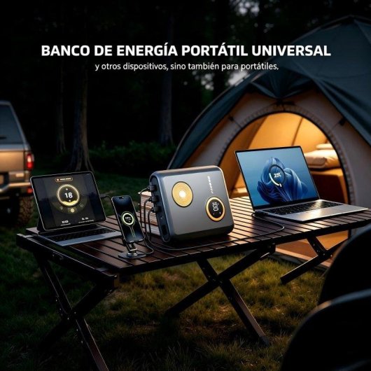 Arrancador de coche AFERIY 2000A batería iones sodio 27500mAh PD60W linterna LED