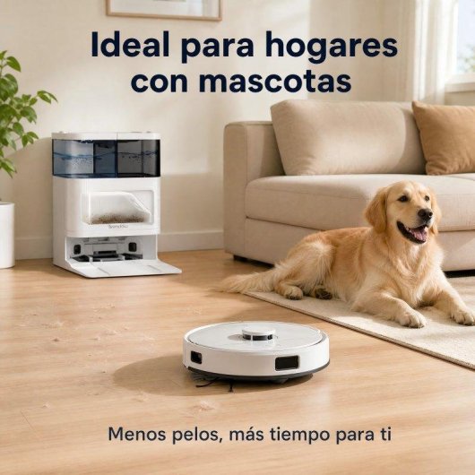 Aspirateur Robot Teendow avec Vidage Automatique Navigation LDS 10.000 Pa