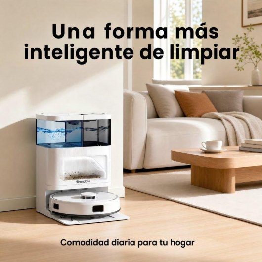 Aspirateur Robot Teendow avec Vidage Automatique Navigation LDS 10.000 Pa