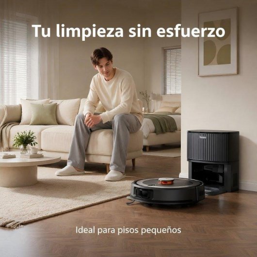 Aspirador Robô com Mopa Teendow 4500 Pa Navegação LiDAR 360° 140 Min