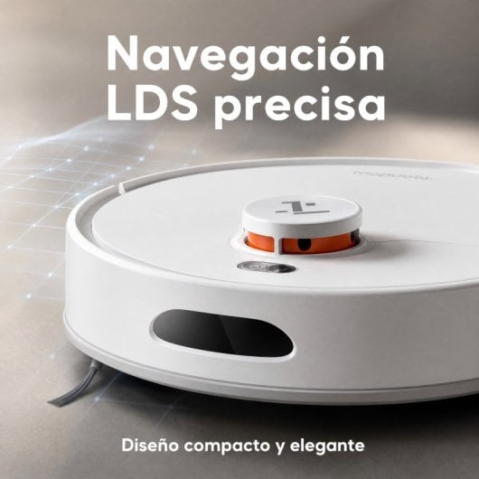 Robot Aspirador Teendow 6000 Pa con Autovaciado Navegación LDS Wifi Control por Voz