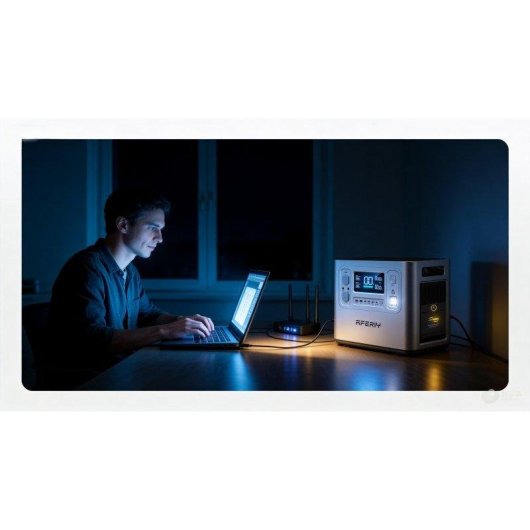 Stazione di energia Aferiy 2400W 2048Wh 13 porte Batteria LiFePO4 Onda Sinusoidale Pura