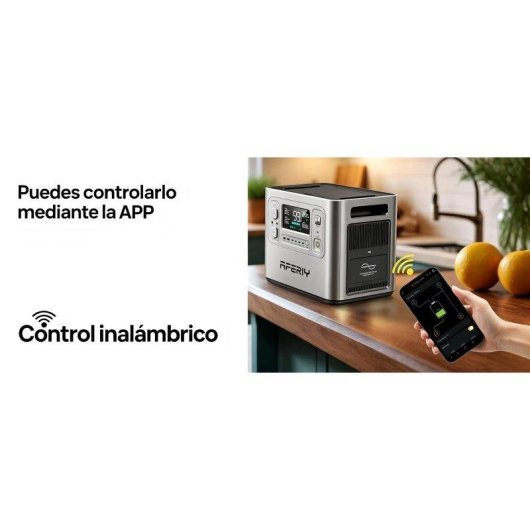 Stazione di energia Aferiy 2400W 2048Wh 13 porte Batteria LiFePO4 Onda Sinusoidale Pura
