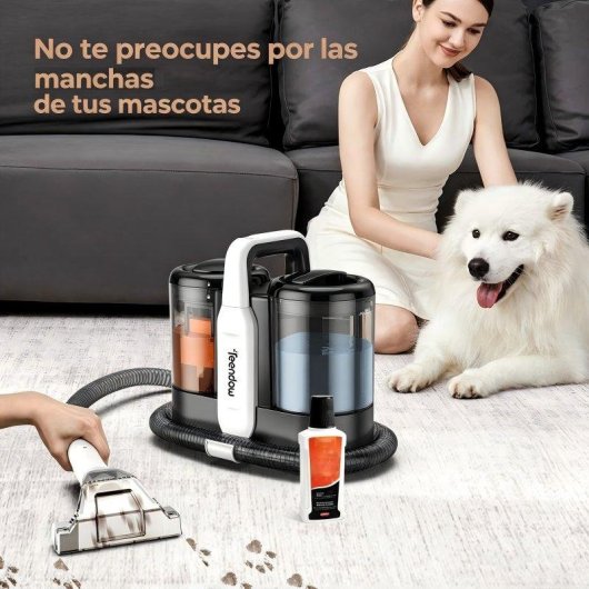 Aspiradora de Tapicerías Teendow C5 450W 11000 PA Doble Depósito Ligera 4 kg