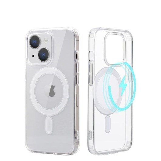 Coque transparente antichoc Dam Electronics en thermoplastique pour iPhone 14 Plus