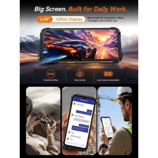Cubot KingKong ES 5 4G 6GB 6.88" 128GB Cinzento Bateria 7000mAh
