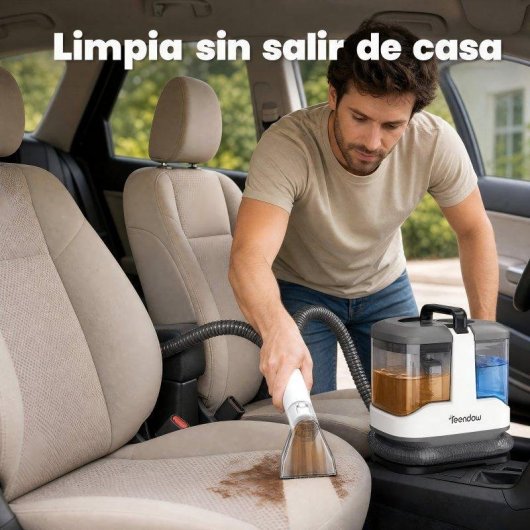 Aspirador de Estofos Teendow 450W 13KPa Para Interior de Carro