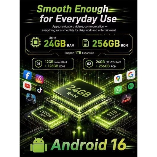 Cubot KingKong ES 5 4G 6GB 128GB 6.88" Amarillo