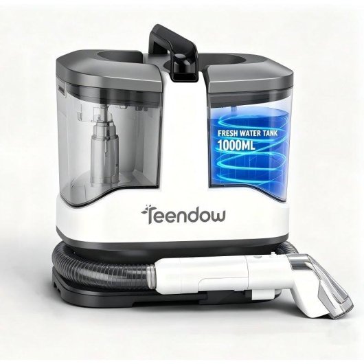 Aspiradora de Tapicerías Teendow 450W 13KPa Doble Depósito 1000ml/550ml