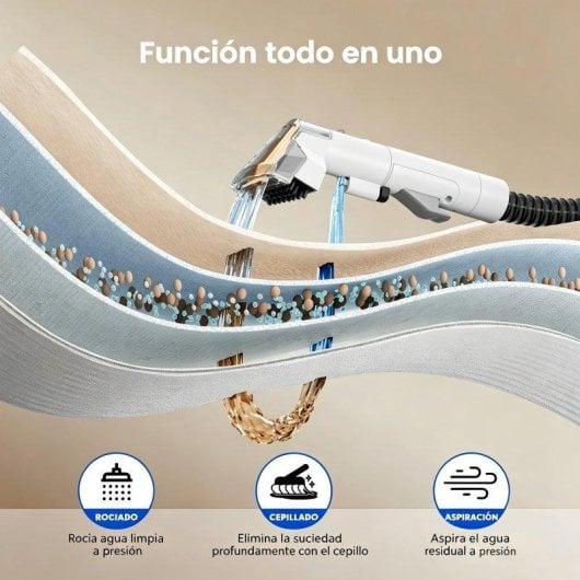 Aspiradora de Tapicerías Teendow 450W 13KPa Doble Depósito 1000ml/550ml
