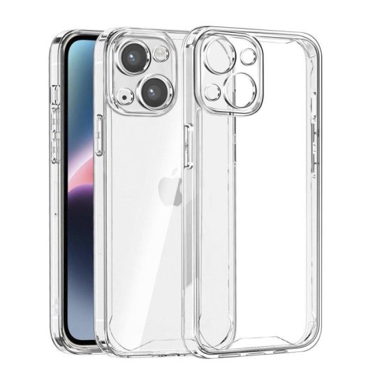 Custodia Trasparente Dam Electronics Antishock Silicone per iPhone 14
