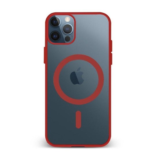 Funda para móvil Dam Electronics Hybrid Stoßfest Silikon PVC Transparent für iPhone 12 und 12 Pro