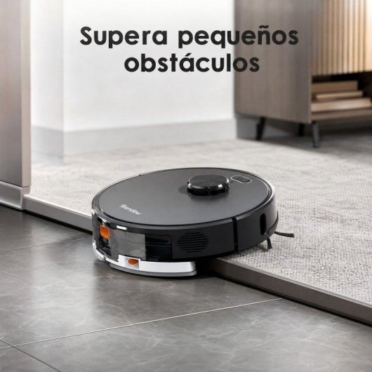 Robot Aspirapolvere e Lavapavimenti Teendow 6000Pa 5100mAh con Autosvuotamento Navigazione LDS Wifi