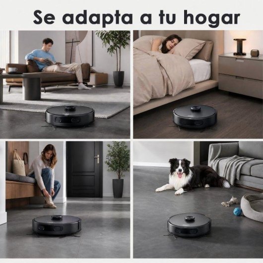 Robot Aspirapolvere e Lavapavimenti Teendow 6000Pa 5100mAh con Autosvuotamento Navigazione LDS Wifi