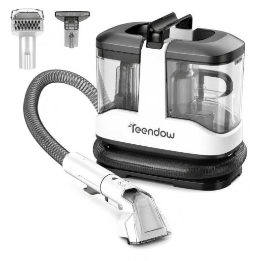 Aspiradora de Tapicerías Teendow Limpiador 450W 13Kpa Doble Depósito 1000ml