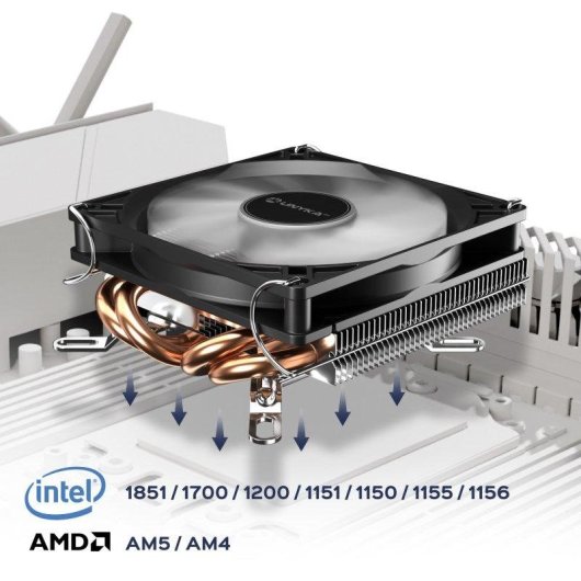 Raffreddamento Aria UNYKAch Socket Intel AMD Compatto UNYCOOL H37