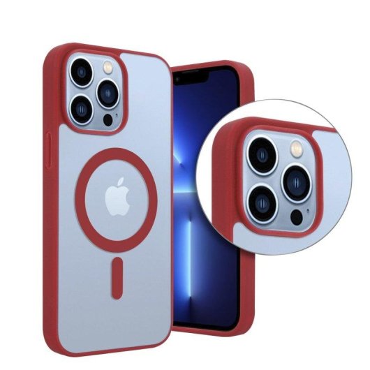 Capa híbrida Dam Electronics silicone e PVC transparente para iPhone 12 Pro Max