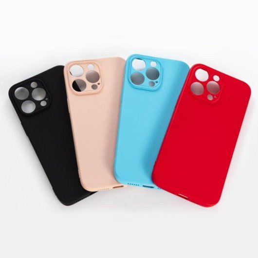 Coque silicone Dam Electronics Essential avec protection caméra pour iPhone 14