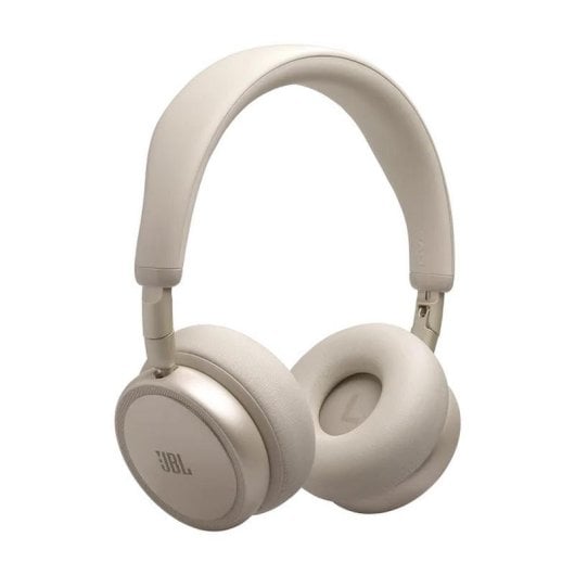 Auriculares JBL Live 680NC sans fil Bluetooth avec réduction de bruit, micro et pliables, champagne