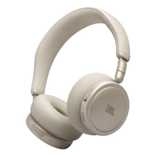 Auriculares JBL Live 680NC sans fil Bluetooth avec réduction de bruit, micro et pliables, champagne