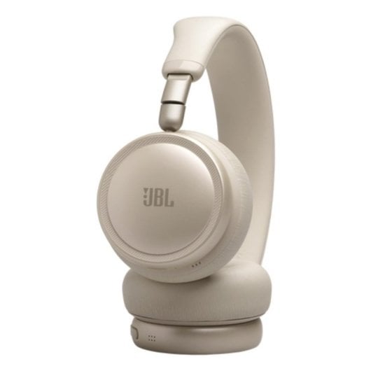Auriculares JBL Live 680NC sans fil Bluetooth avec réduction de bruit, micro et pliables, champagne