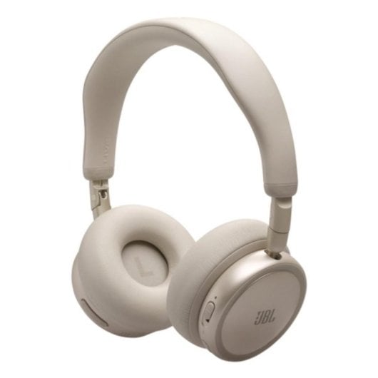 Auriculares JBL Live 680NC sans fil Bluetooth avec réduction de bruit, micro et pliables, champagne